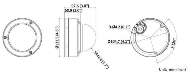 IP-видеокамера 4Мп Hikvision DS-2CD3146G2-ISU(H) (2.8 мм), уличная антивандальная