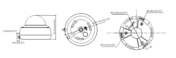 Купольная уличная Wi-Fi IP-камера 2Мп HiWatch DS-I252W(C) (4 мм) с микрофоном