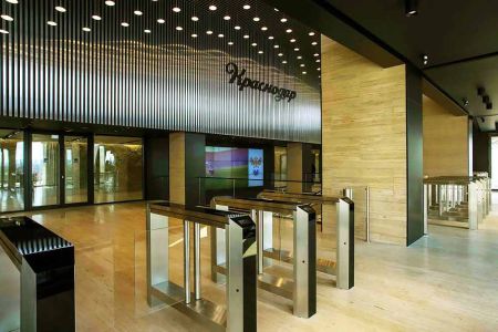 Боковой модуль распашного турникета Gotschlich Axioma DF VIP 1025H (900 мм) (6AXA1EC-BS/BM)