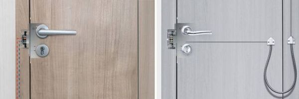 Врезной электромеханический замок PERCo LB85.3 с контактным устройством, нормально закрытый