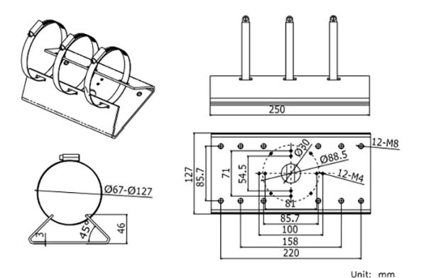 Кронштейн HikVision DS-1275ZJ