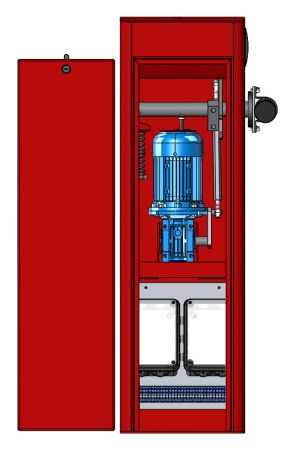 Шлагбаум автоматический скоростной Фантом Миг-4 с круглой стрелой 4 метра