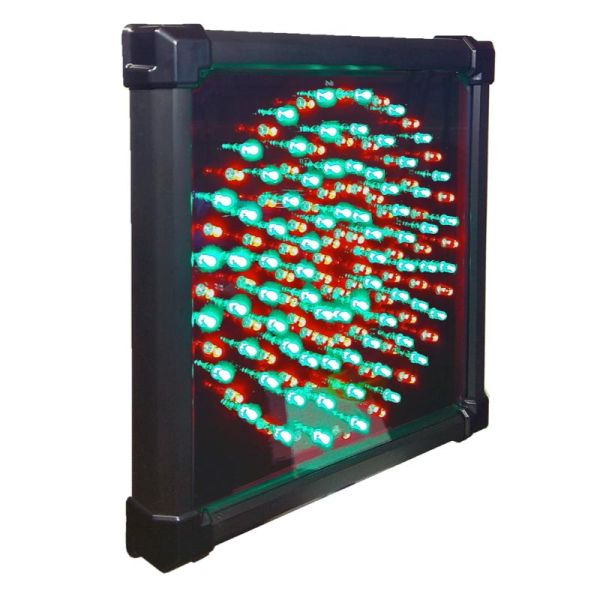 Светофор светодиодный односекционный Инфопаркинг ИС-3/12/Зеленый+Красный