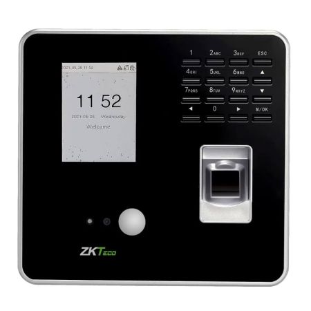 Биометрический терминал учёта рабочего времени ZKTeco MB20-VL [EM] Wi-Fi по лицу, отпечатку и карте EM-Marine