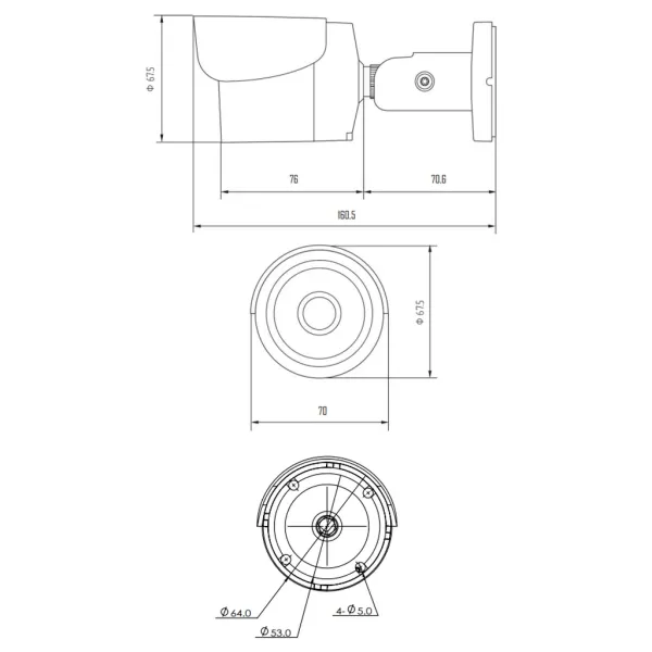 IP-видеокамера 2Мп Rubezh RV-3NCT2166-i3 (4.0)
