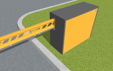 Тумба откатного механического шлагбаума Hurde Block-A10 (11-10)